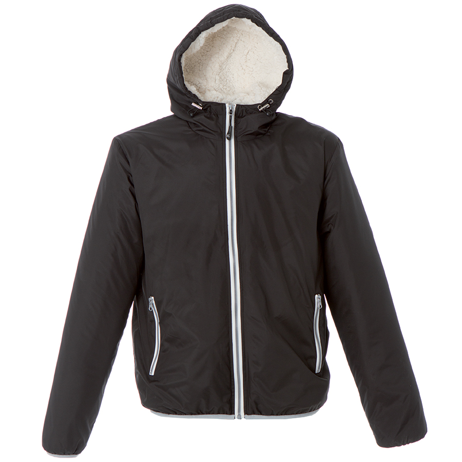 Куртка мужская  "Bergen", черный_ L, 100% полиэстер, 320T подкладка: 100% полиэстер