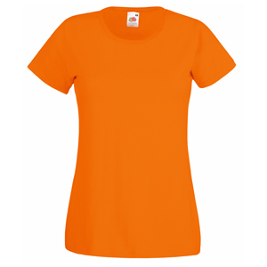 Футболка "Lady-Fit Valueweight T", оранжевый_XL, 100% хлопок, 165 г/м2
