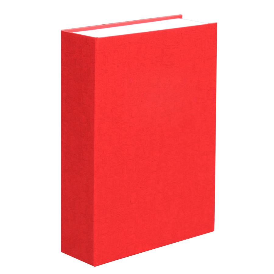 Сейф "Книга";  красный; 23,5х15,5х5,5 см; металл; шильд