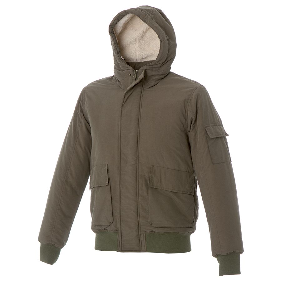 Куртка мужская "Calgary", темно-зеленый_ XXL, 70% хлопок, 30% п/э; подкладка: 100% п/э, 190Т