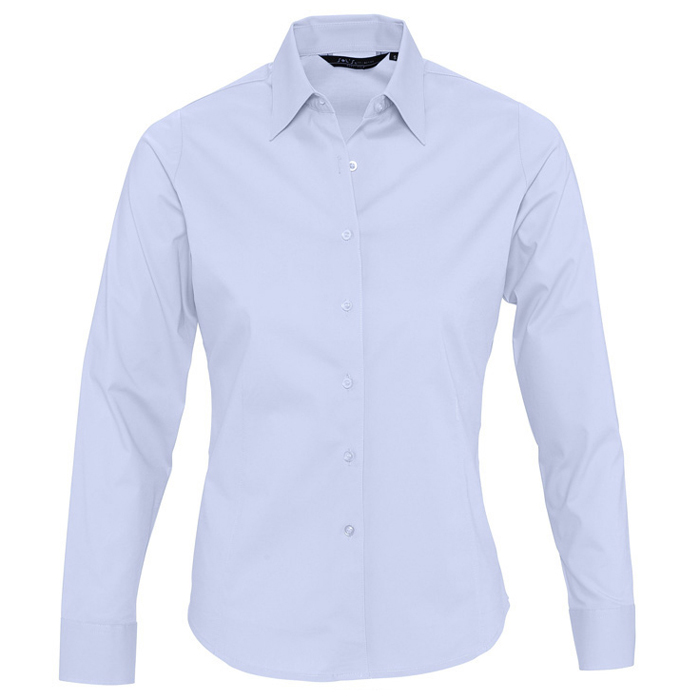 Рубашка"Eden", небесно-голубой_XL, 97% хлопок, 3% эластан, 140г/м2