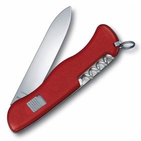 Солдатский нож с фиксатором лезвия Alpineer, красный