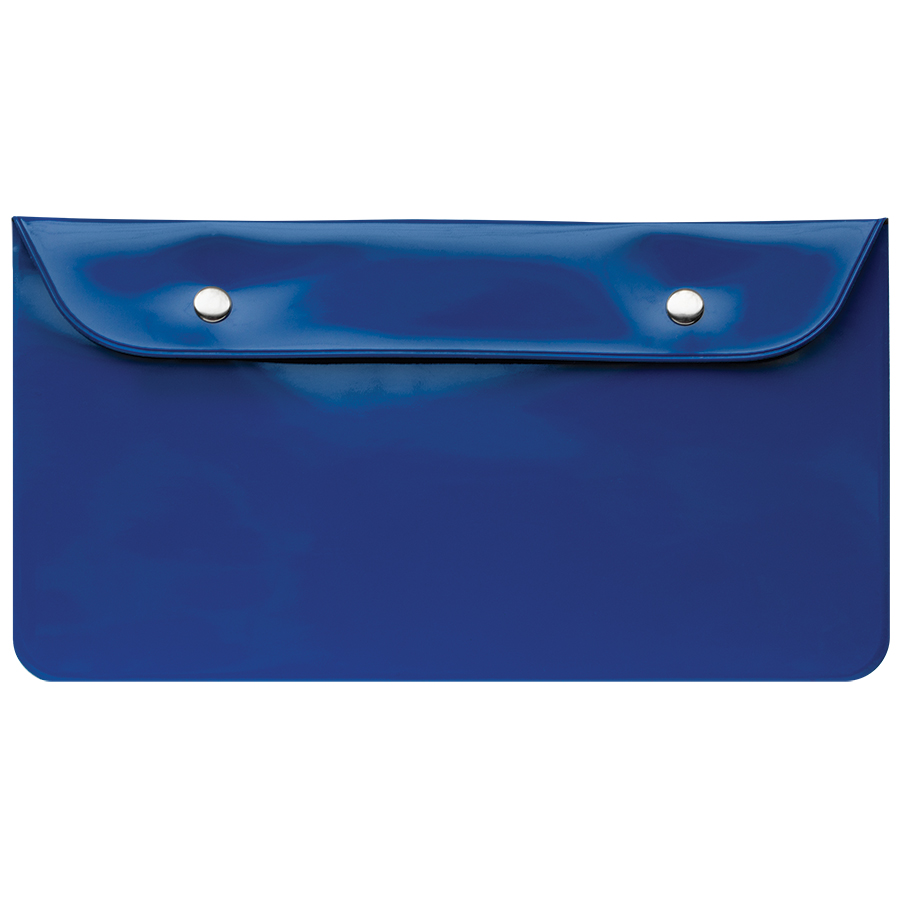 Бумажник дорожный "HAPPY TRAVEL", синий, 23.5*12.5 см, ПВХ, шелкография