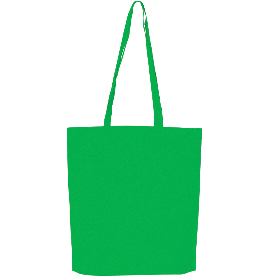 Сумка для покупок "PROMO";  зеленый яркий; 38 x 45 x 8,5 см;  нетканый 80г/м2