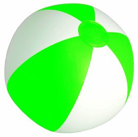 Надувной пляжный мяч Jumper, зеленый с белым