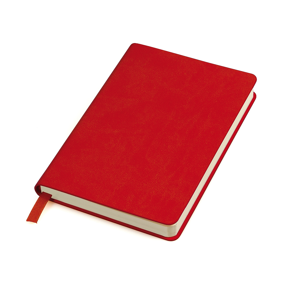 Блокнот "URBAN", 90 × 140 мм,  красный,   мягкая обложка,  блок-клетка, тиснение