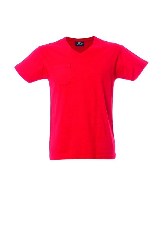 CUBA футболка V-вырез красный, размер L