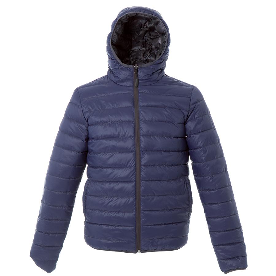 Куртка мужская двухсторонняя "Alaska",  синий/серый_XXL, 100% п/э, 380T; подкладка: 100% п/э, 380T