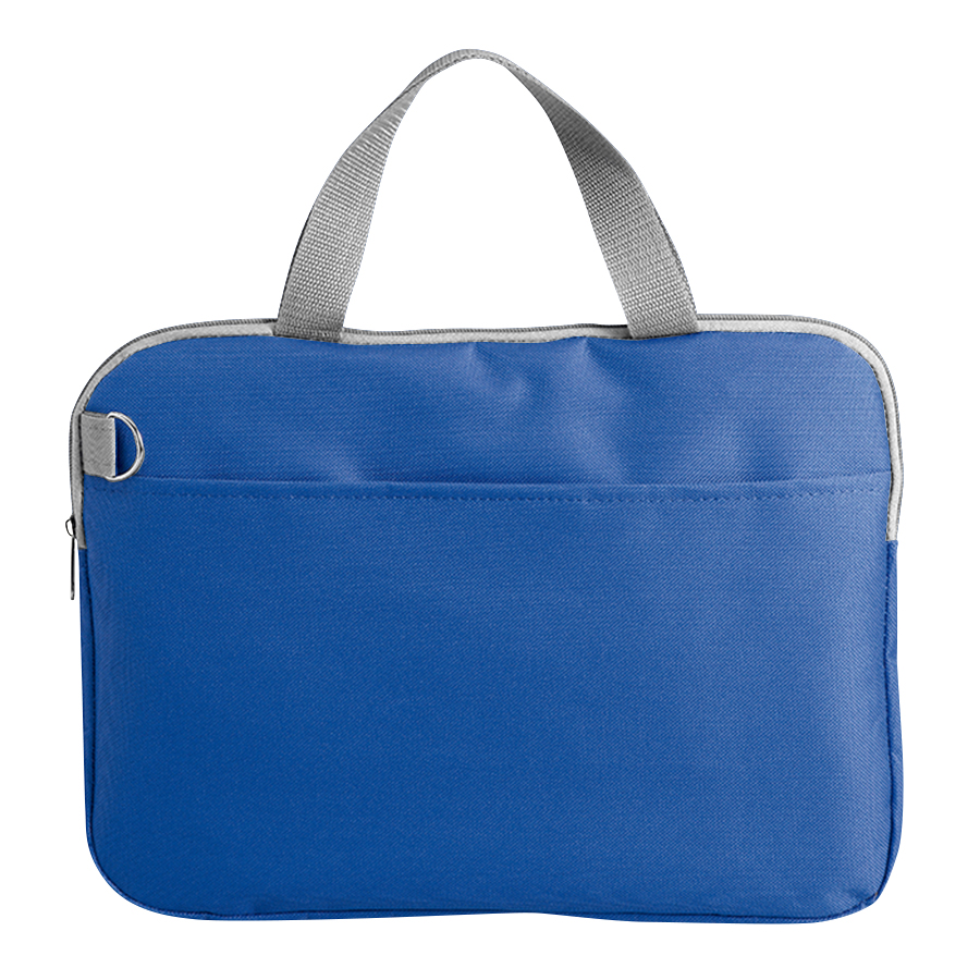 Конференц-сумка "Тодес-2" с отделением для ноутбука, синий, 40*30*2,5 см; полиэстер 600D; шелкогр