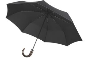 Зонт Wood classic без чехла, черный