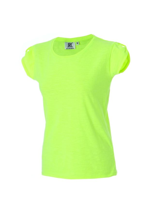PERTH LADY Жен. футболка круглый вырез  желтый флуоресцентный, размер XL