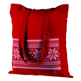 Холщовая сумка «Скандик», красная