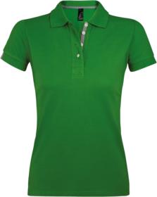 Рубашка поло женская PORTLAND WOMEN 200 зеленая