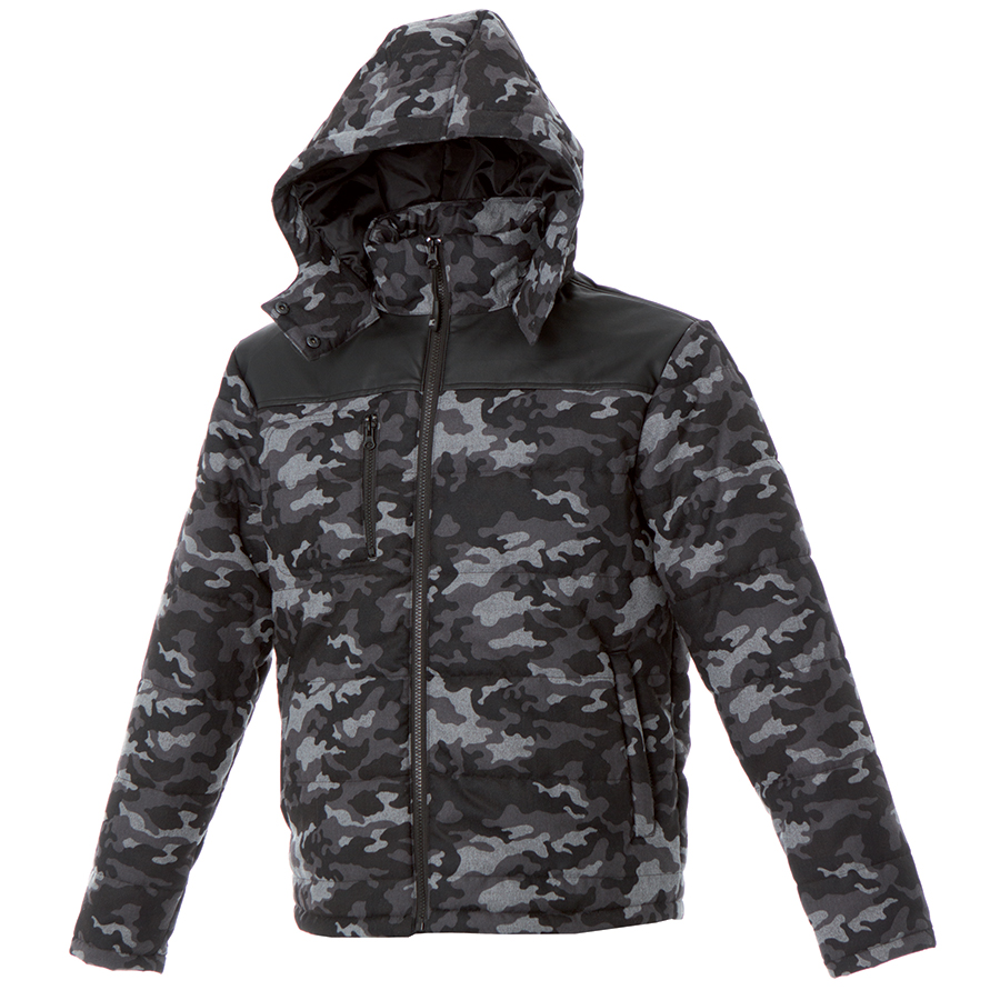 Куртка мужская "Montreal", камуфляж серый_XL, 100% нейлон, 160D; подкладка: 100% полиэстер 210T