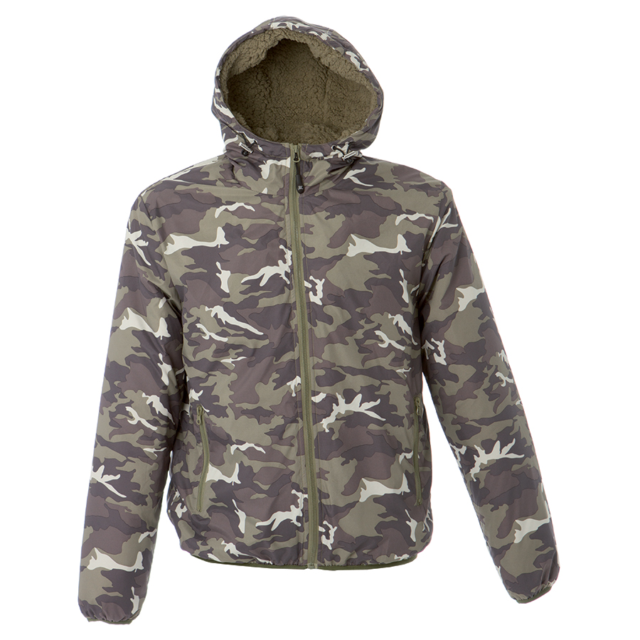 Куртка мужская  "Bergen", камуфляж зеленый_ L, 100% полиэстер, 320T подкладка: 100% полиэстер