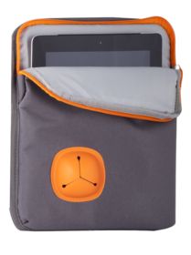 Сумка для планшета 10" Silitab, серая с оранжевым