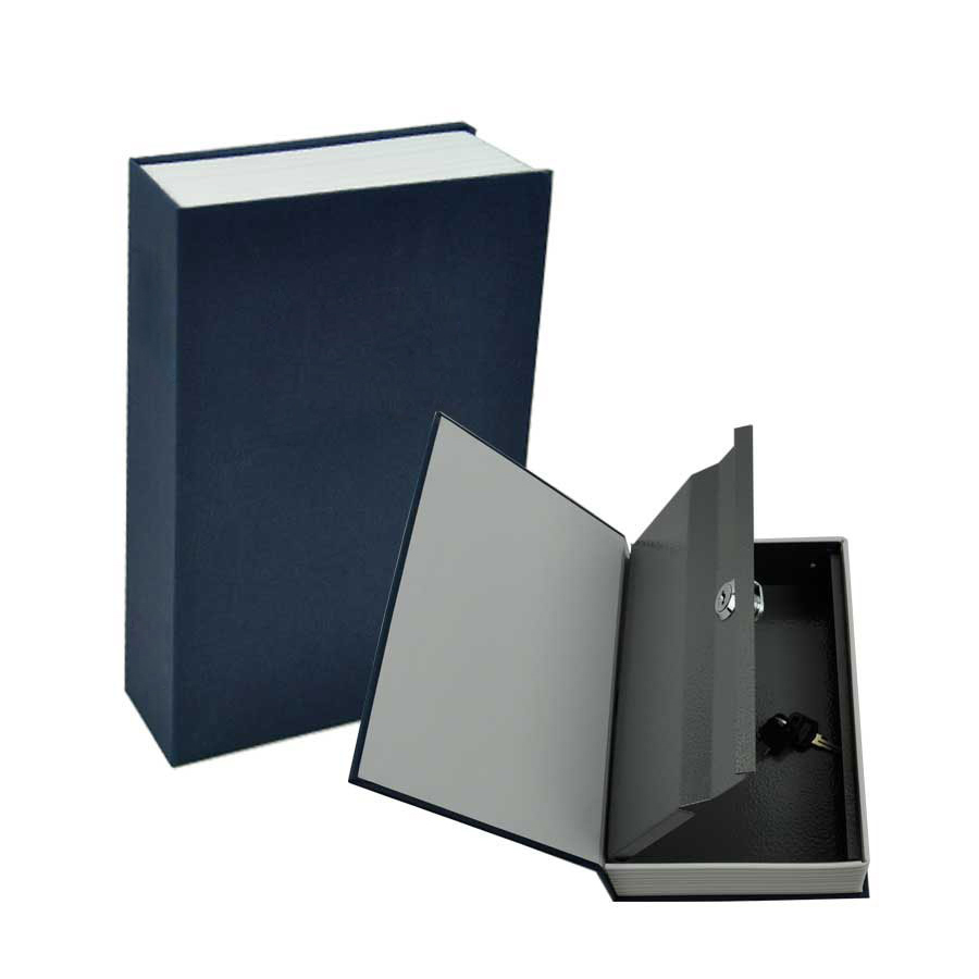 Сейф "Книга"; синий; 23,5х15,5х5,5 см; металл