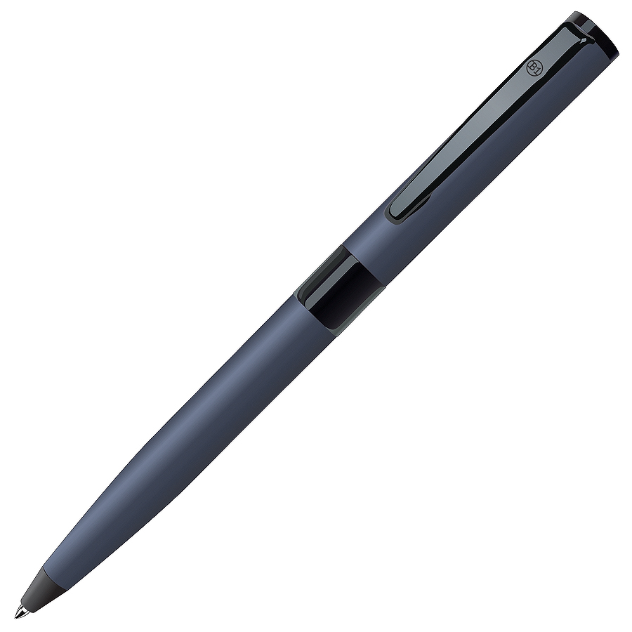 ARLEQUIN NEW, ручка шариковая, синий/черный, металл