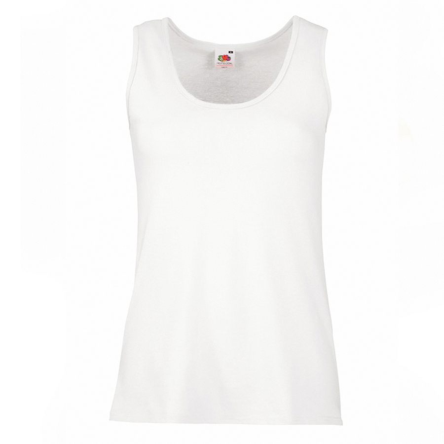 Майка женская "Lady-Fit VaMueweight Vest", белый_L, 100% хлопок, 160 г/м2