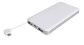 Универсальный внешний аккумулятор Uniscend Pad Power 6000 mAh, для Apple, белый