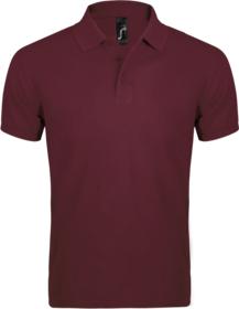 Рубашка поло мужская PRIME MEN 200 бордовая