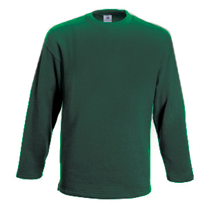 Толстовка "Open End Sweat", темно-зеленый_2XL, 30% п/э, 70% х/б, 260 г/м2