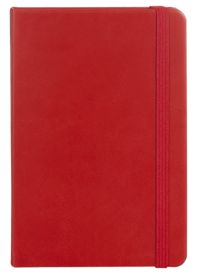 Блокнот Freenote Mini, в линейку, красный