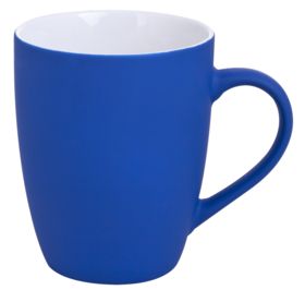 Кружка Good Morning c прорезиненным покрытием, синяя