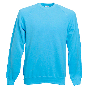 Толстовка "Raglan Sweat", небесно-голубой_2XL, 70% х/б, 30% п/э, 280 г/м2