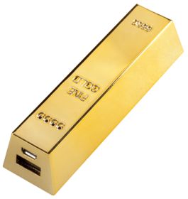 Универсальный внешний аккумулятор Gold 2600 mAh