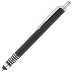 Ручка шариковая Finger со стилусом, черная