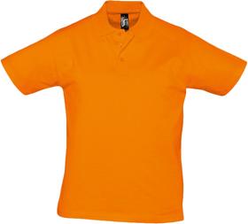 Рубашка поло мужская Prescott men 170, оранжевая