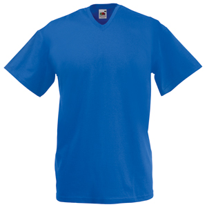 Футболка "Valueweight V-Neck T", ярко-синий_L, 100% х/б, 165г/м2