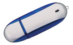 Флешка Ergonomic, синяя, 8 Гб