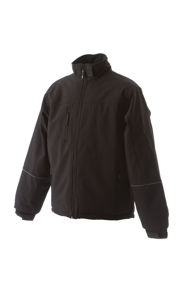BERING Пуховик софтшел, водонеприницаемый черный, размер M