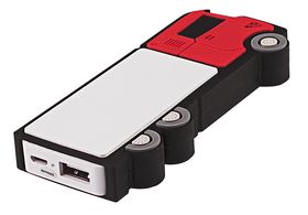 Универсальный внешний аккумулятор «Грузовик» 2500 mAh, красный