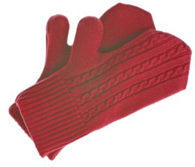 Варежки Comfort Fleece, красные