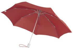 Зонт Alu Drop с прямой ручкой, красный