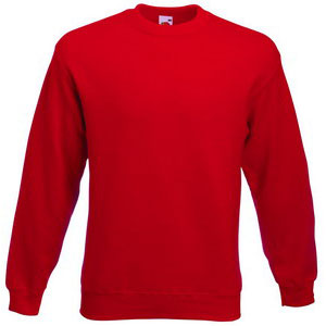 Толстовка "Heavy Set-In Sweat", красный_2XL, 80% х/б, 20% п/э, 340 г/м2