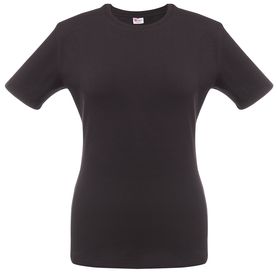 Футболка женская T-bolka Stretch Lady, черная