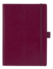 Ежедневник Soft Book, мягкая обложка, недатированный, бордовый