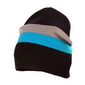 Шапка Bright Stripe, бирюзовая