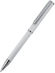 Ручка шариковая Imatra Chrome, белая