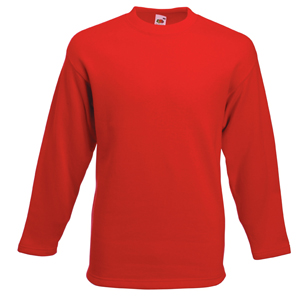 Толстовка "Open End Sweat", красный_M, 30% п/э, 70% х/б, 260 г/м2