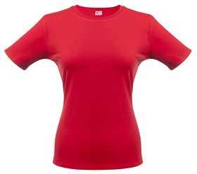 Футболка женская T-bolka Stretch Lady, красная