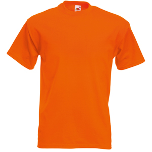 Футболка "Super Premium T", оранжевый_L, 100% х/б, 205 г/м2