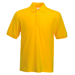 Поло "Heavy 65/35 Polo", солнечно-желтый_2XL, 65% п/э, 35% х/б, 230 г/м2